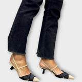 Veronika Elegantit Slingback-avokkaat moderneilla yksityiskohdilla