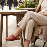 Damen Spitze Mules | Geflochten