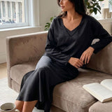 Damen Satin Midikleid | Twin-Set