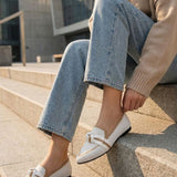 Damen Spitze Loafer | Strick