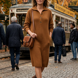 Damen Strickkleid Midi | Polo