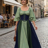 Damen Dirndlkleid | Frontschnürung & Ausgestellter Rock