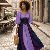 Damen Dirndlkleid | Frontschnürung & Ausgestellter Rock