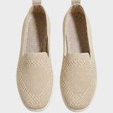 Damen Strick Loafer | Slip-On Flach
