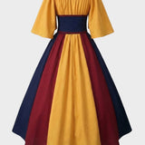 Damen Dirndlkleid | Frontschnürung & Ausgestellter Rock