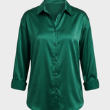 Damen Satin Bluse | Klassisch