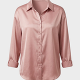 Damen Satin Bluse | Klassisch
