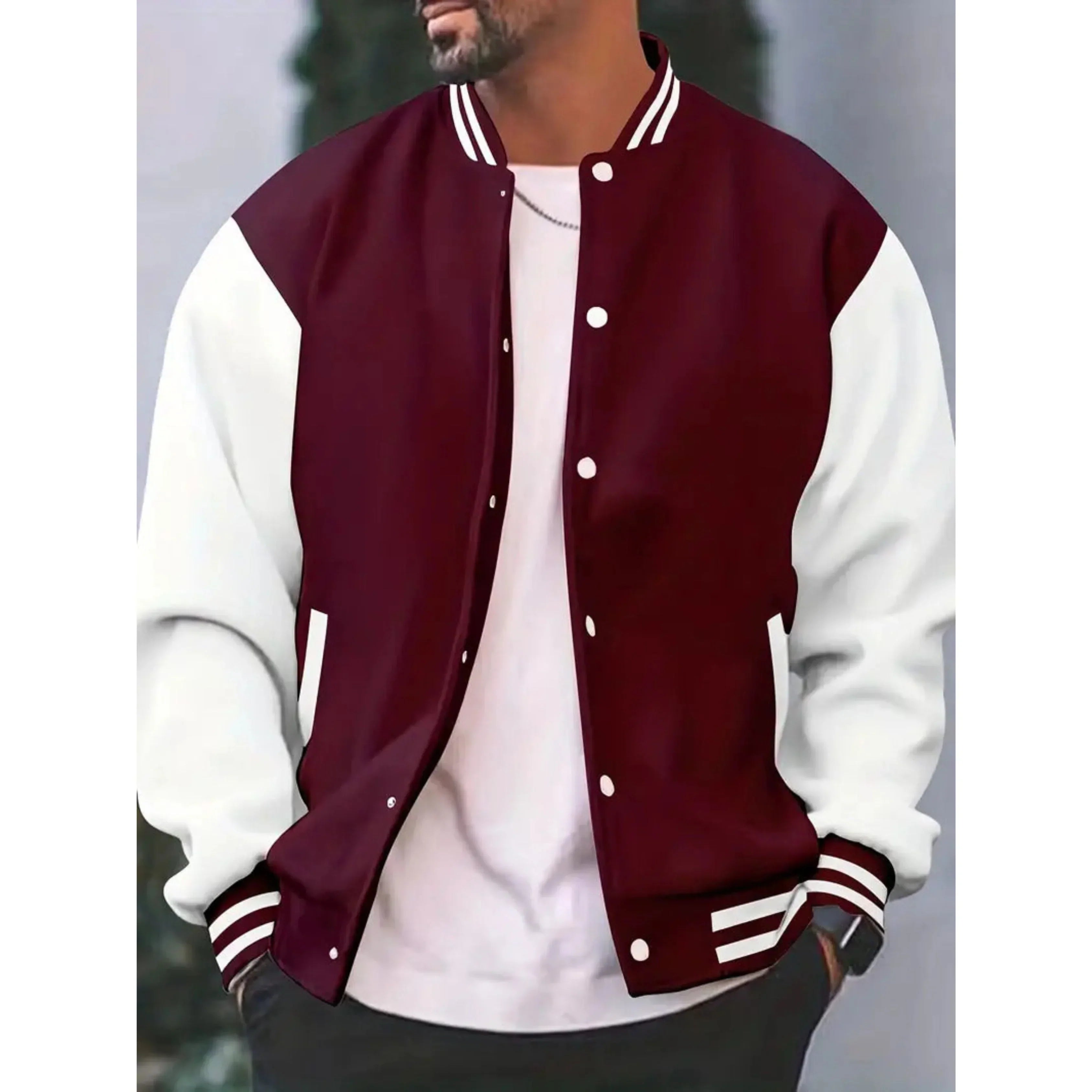 MIESTEN VARSITY BOMBER-TAKKI