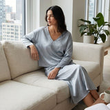 Damen Satin Midikleid | Twin-Set