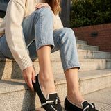 Damen Spitze Loafer | Strick