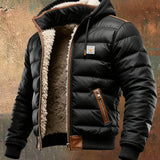 ELEGANTTI SHERPA VUORATTU TAKKI MIEHILLE