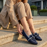 Damen Spitze Loafer | Strick