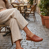 Damen Spitze Mules | Geflochten