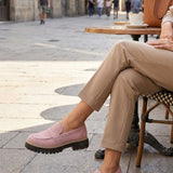 Damen Loafer mit Profilsohle
