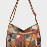 Damen Gemusterte Schultertasche | Verstellbarer Riemen