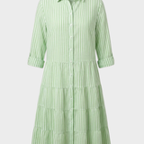 Damen Sommerkleid Midi | Knopfleiste