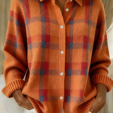 Tesa | Mukava Ruudullinen Neulecardigan