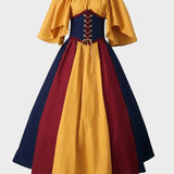 Damen Dirndlkleid | Frontschnürung & Ausgestellter Rock