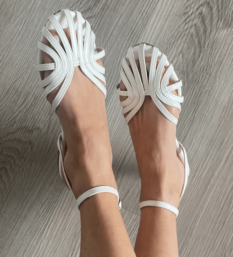 Vittoria | Auksiniai Papuošalų Sandalai