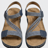 Damen Plateau Sandalen | Kreuzriemen