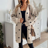 Julia - Sydänkuvio Cardigan