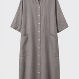 Damen Hemdblusenkleid | Knopfleiste