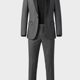 2-teiliger Smoking Herrenanzug Slim Fit – Satin-Schalkragen