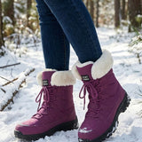 Damen Schnürboots | Profilsohle & Schaftrand