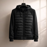 TÄYTEVYÖTETTY ZIP-HOODIE MIEHILLE