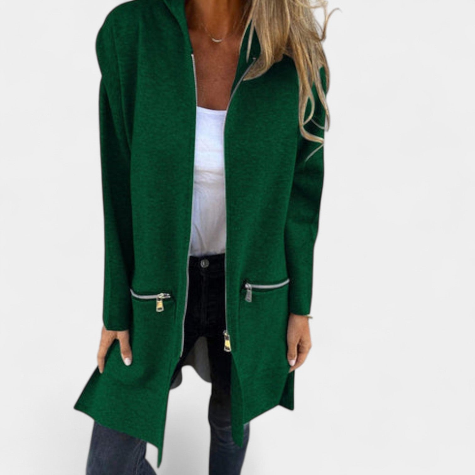 Tereza – naisten hupullinen collegetakki