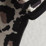 Marja – tikattu takki leopardivuorella