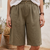 Damen Bermuda Shorts | Gerades Bein