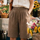 Damen Bermuda Shorts | Gerades Bein