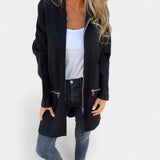 Tereza – naisten hupullinen collegetakki