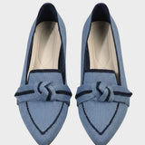 Damen Spitze Loafer | Strick