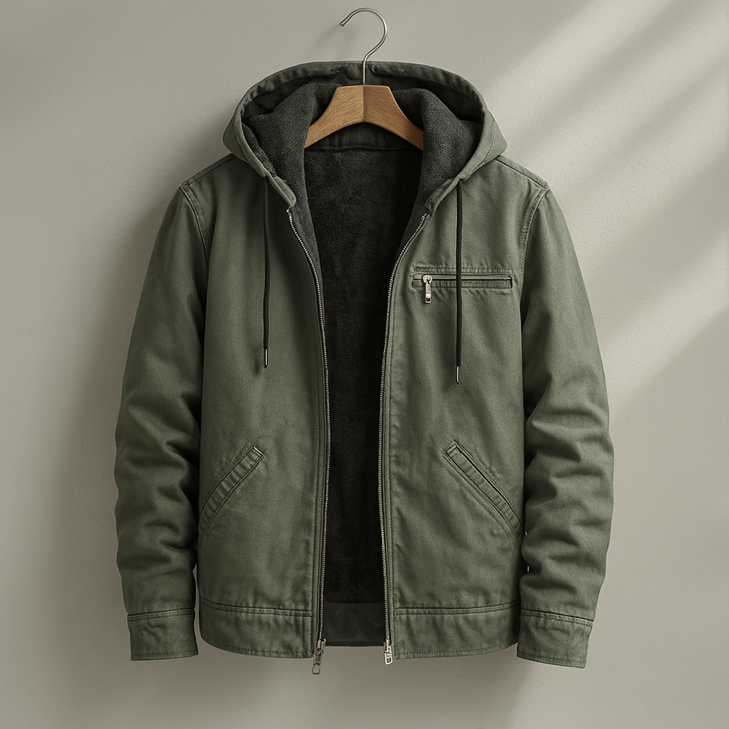 FLEECE-VUORELLINEN TAKKI MIEHILLE