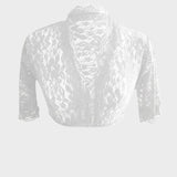 Damen Dirndlbluse | Florales Muster & Kurze Ärmel