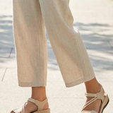 Damen Plateau Sandalen | Kreuzriemen