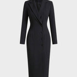 Damen Blazerkleid | Midi Langarm