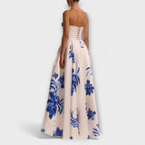 Rosalie - Tyylikkäät off-shoulder kukkakuosiset maksimekot