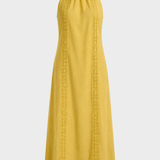 Damen Spitzen Maxikleid | Ärmellos