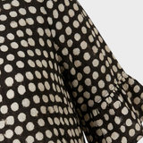 Damen Florales Midikleid | Puffärmel