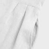Damen Leinen Kaftankleid | Maxi