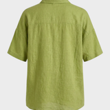 Damen Bluse mit Knopfleiste | Kurzarm