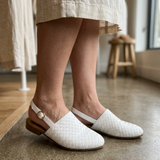Damen Spitze Mules | Geflochten