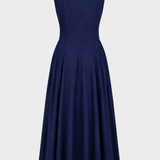 Damen Kragen Sommerkleid | Ärmellos