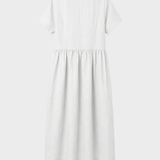 Damen Leinen Kaftankleid | Maxi