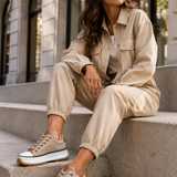 Damen Plateau Sneaker | Bequem