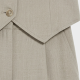 Damen Hosenanzug Set | Weste & Weite Hose