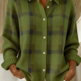 Tesa | Mukava Ruudullinen Neulecardigan